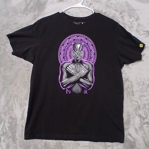 Marvel Black Panther Graphic T Shirt Size XL Crewneck Short Sleeve 100% Cotton